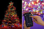 Éclairage de Noël colorées Smart - 9 mètres de long - Guirlandes lumineuses LED intelligentes pour l'intérieur et l'extérieur