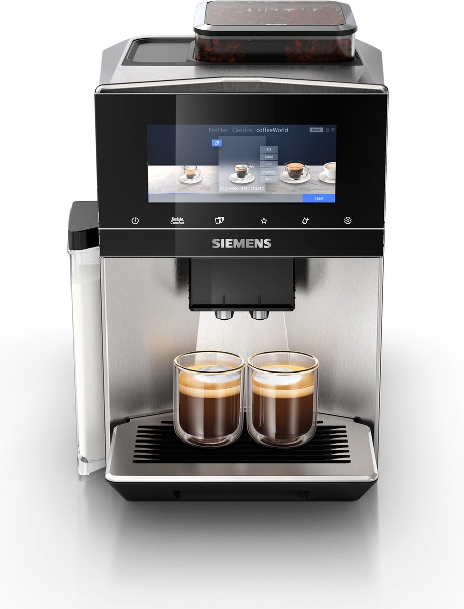 Afbeelding 3 van Siemens EQ900 TQ903R03 - Volautomatische espressomachine - RVS/Zwart