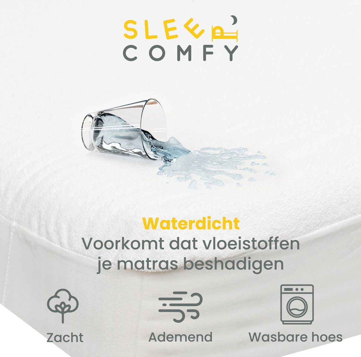 SLEEP COMFY Piumone King Size 240x220 Cm, 4 Stagioni, Anallergico, Certificato Oeko-Tex, 50% Piumino E 50% Piume