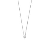 Cataleya Jewels Collier Zirkonia 42 + 3 cm 1,3 mm Halo Zilver