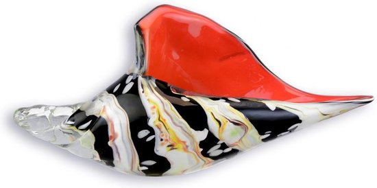 Glazen beeld - Schelp - Murano stijl - 11,1 cm hoog