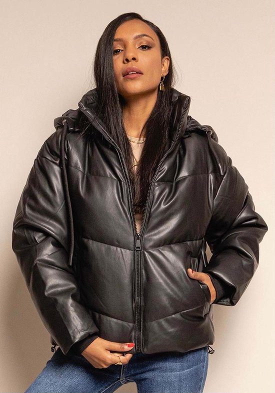 Fashion Winter Hooded Solid Reversible Thick Coat main image 1