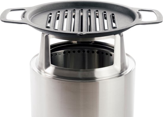 Solo Stove Adaptateur + Plancha En Fonte Pour Brasero Ranger - Pour Cuisson Au Feu De Bois En Extérieur