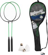 Ensemble de badminton Pro Sports + 2 volants dans un sac (loisirs)