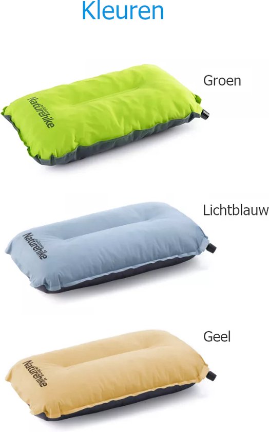 Naturehike Isomat Licht - 6,5 Cm Dik Opblaasbaar Slaapmatje, Outdoor Camping Mat, Legergroen