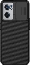 Nillkin Hoesje Geschikt voor OnePlus Nord CE 2 5G - Nillkin CamShield Case - Zwart