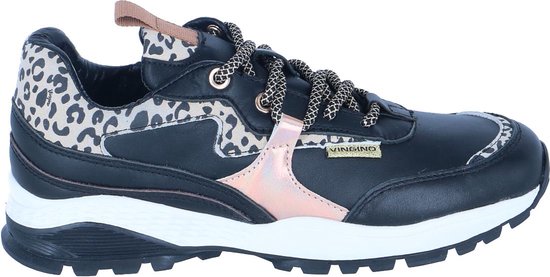 Vingino Mandy sneakers zwart Leer Dames Maat 37 bol