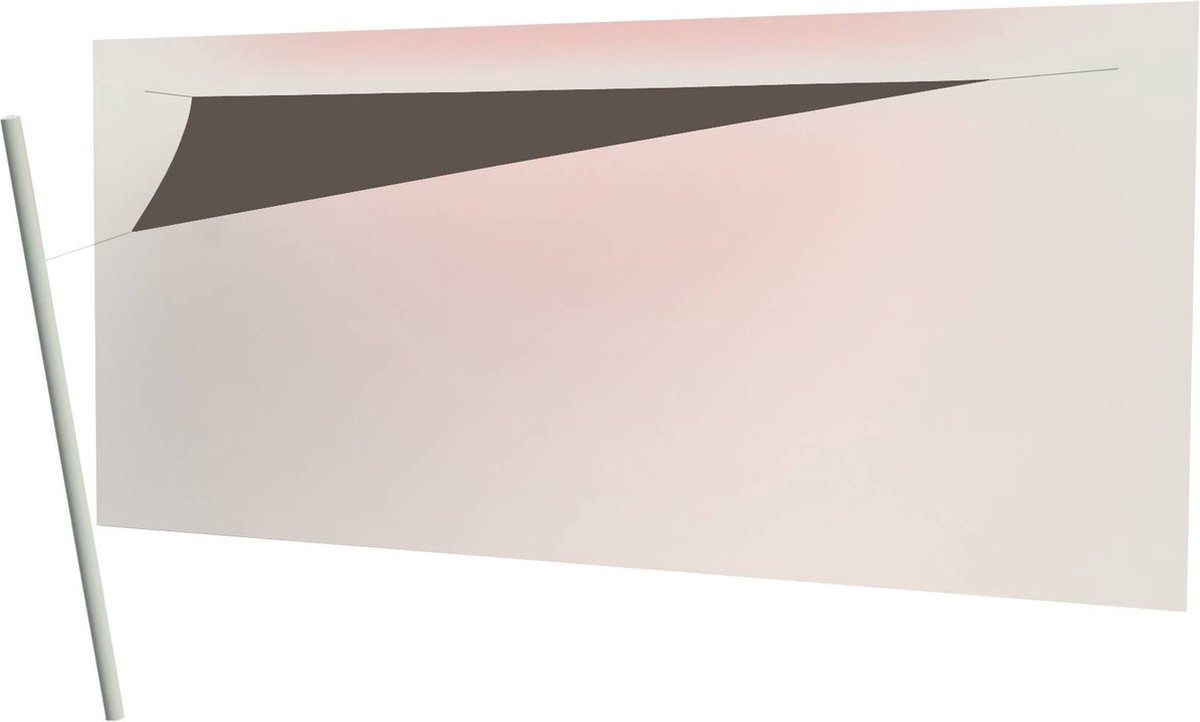 Compleet pakket: Umbrosa Ingenua schaduwdoek driehoek 4x4x4 m solidum taupe met bevestigingsset en buitendoekreiniger