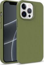 Mobigear Hoesje geschikt voor Apple iPhone 14 Pro Max Telefoonhoesje Eco Friendly | Mobigear Bio Backcover | iPhone 14 Pro Max Case | Back Cover - Olive | Groen