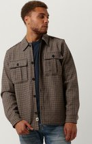 Anerkjendt Aksoldado Check Overshirt Overshirts Heren - Donkerblauw - Maat S