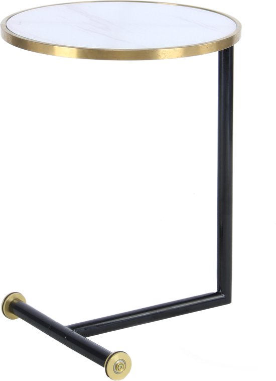 Beach 7 Coppa Bijzettafel Aluminium 55 cm Rond White - Te Velde