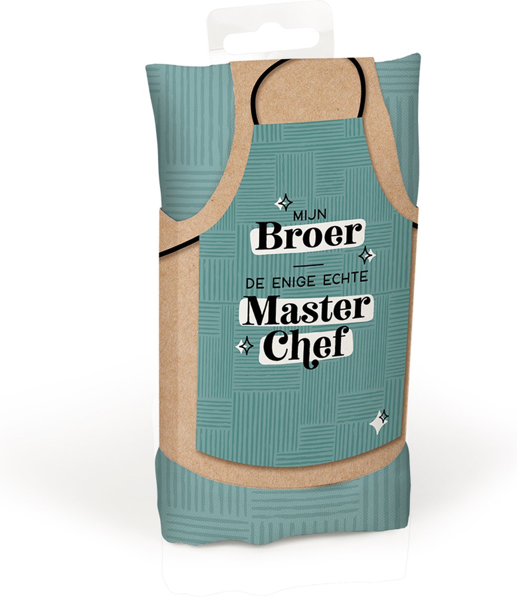Keukenschort Broer Cadeautip !!