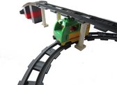 Uniblocks Trein Rails Accessoires Set- treinspoor brug pilaren 5 stuks - combineer met Duplo