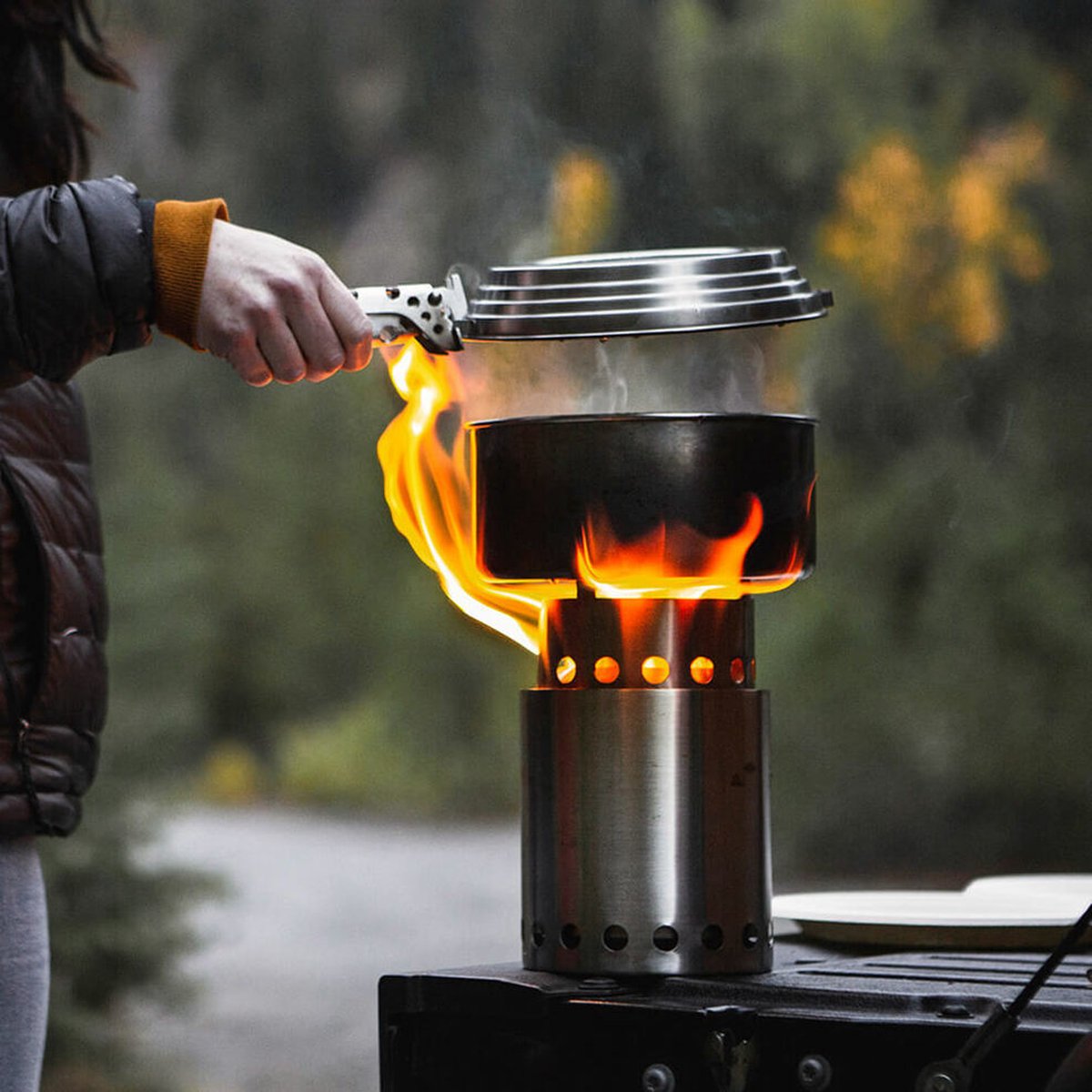 Solo Stove Set De 3 Marmites Camping – 1,25L /1,5L /2L, Acier Inox 304, Couvercle/assiette, Housse Incluse