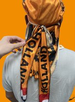 WK Voetbal 2022 - Orange Army Bandana - Volwassenen - Nederlands elftal - Voetbal - Oranje petje - Sjaal - kleding - Holland - Dames - Heren
