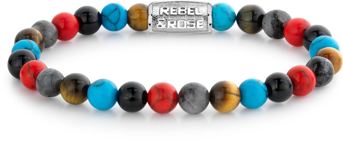REBEL & ROSE Stones Only Red Hot Summer - 6mm RR-60095-S-19 cm
