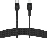 Belkin Boost-Up Charge - Telefoniekabel -  Braided  USB-C to USB-C 2.0 - 2m - Zwart