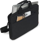 base xx D31801 laptop Slim Case 14-15.6" - notebooktas met bekleding rondom voor extra bescherming, Zwart