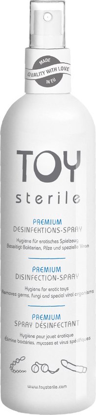 TOY steriele hygiënische desinfectiespray voor seksspeeltjes | ook voor siliconen | 300 ml