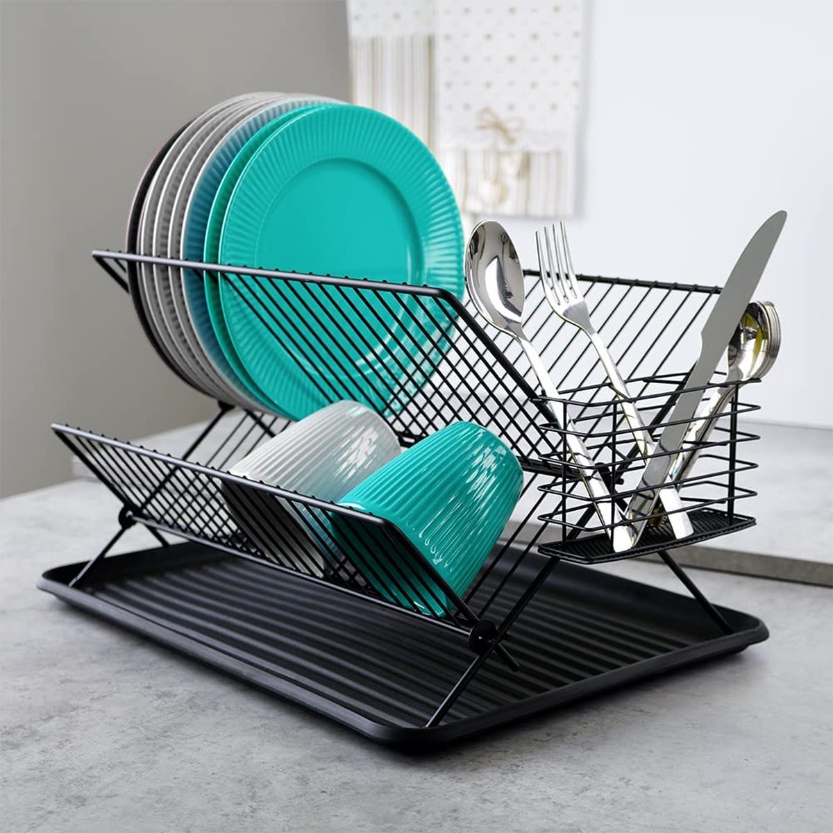 Goedkoopste Keuken Afrdruiprek – Keuken Accessoires – Droogrek voor Afwas