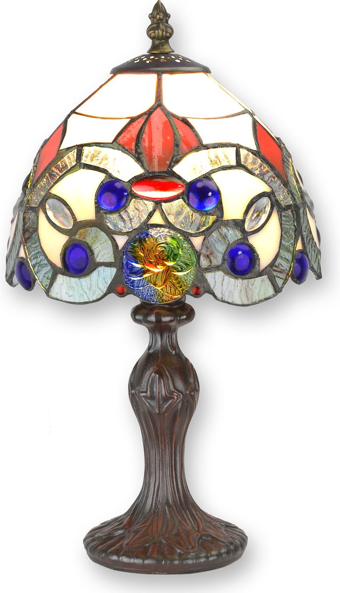 Tiffany stijl tafellamp 35,5 cm hoog