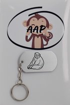 Porte-clés singe avec carte - Cadeau d'amant de singe - animaux - Joli  cadeau à offrir... | bol.com