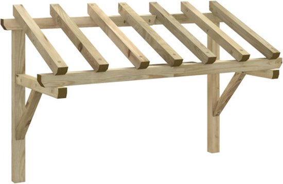 Foto: Vidaxl deurluifel 200x100x100 cm massief grenenhout