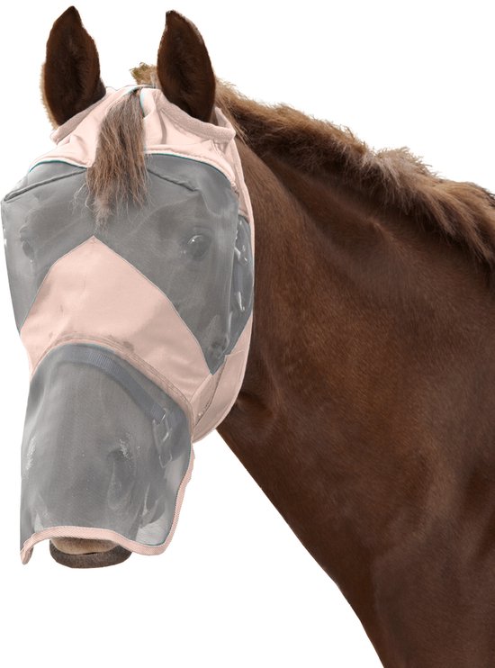 Equilibrium Field Relief Midi Vliegenmasker Zonder Oren - S, Grijs/Geel
