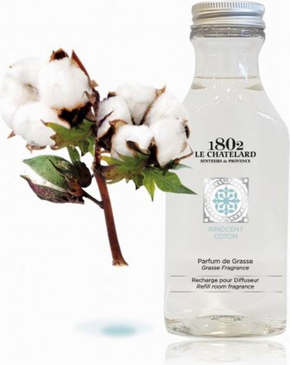 Goedkoopste Navulling interieurparfum katoen/cotton Le Chatelard 1802 - Huisparfum room interieur parfum