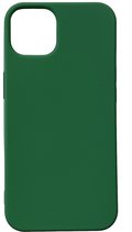 Casemania Hoesje Geschikt voor Apple iPhone 14 Donker Groen - Extra Stevig Siliconen Back Cover