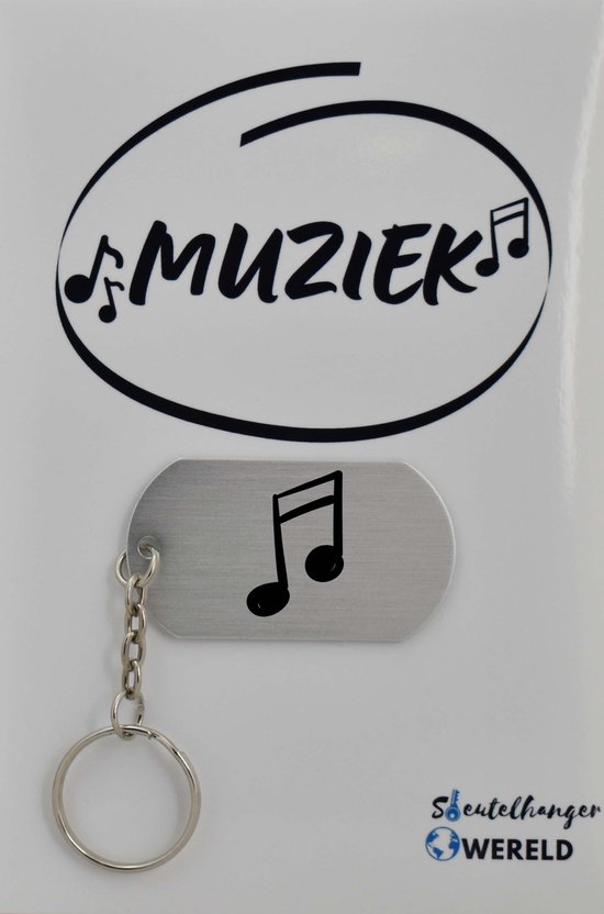 note de musique Porte-clés avec carte - cadeau note de musique - note de  musique 