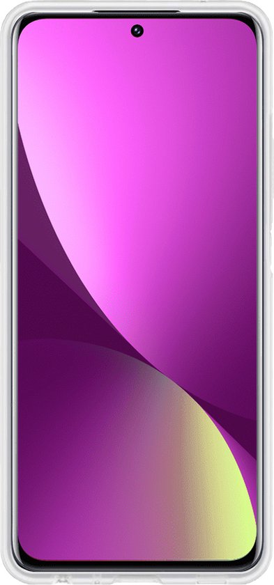 Coque Xiaomi 12X Coque Arrière en Siliconen Avec 2x Protecteur d'Ecran - Coque Xiaomi 12X Silicone - Transparente