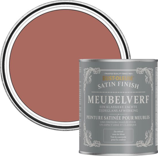 Rust-Oleum Rood Meubelverf Zijdeglans - Zalm 750ml