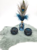Tafeldecoratie-Cadeau set-Theelichtjes-Waxinelichthouders-Decoratieve accessoires- Cadeau voor haar