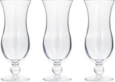 Cocktail glazen - 12x stuks - 440 ml - transparant - 8 x 21 cm