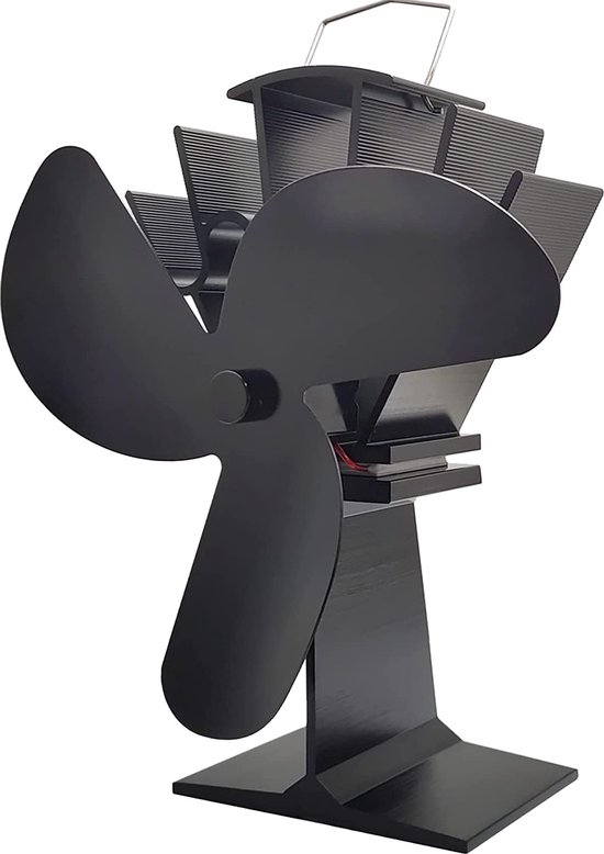 Houtkachelventilator 7 Bladen Warmte-aangedreven Kachelventilator Houtkachel Milieuvriendelijke Stille Ventilatorkachel Mini Open Haard Ventilator Efficiënte Warmteverdeling Energiebesparende kachelve