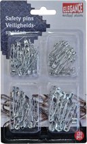 Safety pins Steel 120 Units