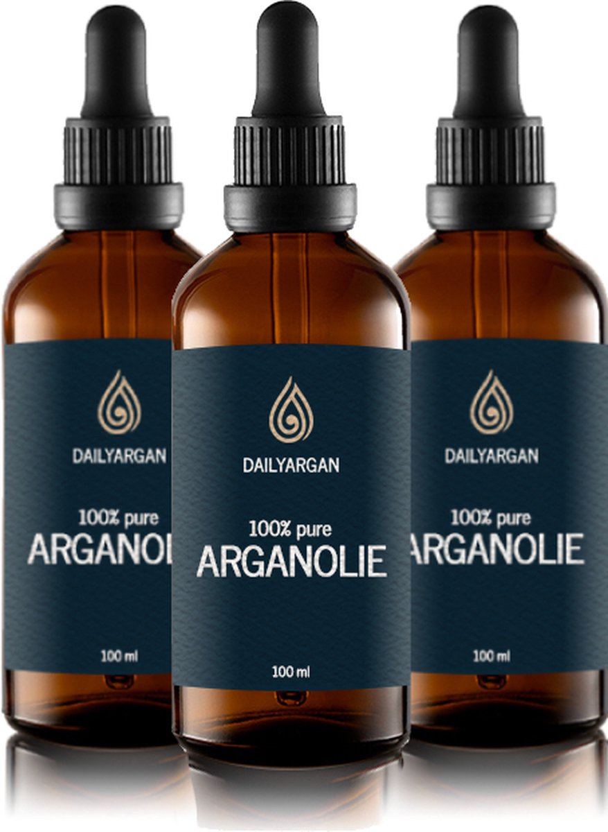 Biologische Arganolie - 100 ml - 100% puur - Uit Marokko - Dierproefvrij - Met Vitamine E - Voor Huid & Haar