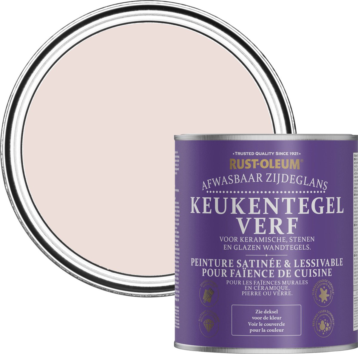Rust-Oleum Roze Keukentegelverf Zijdeglans - Elbow Beach 750ml