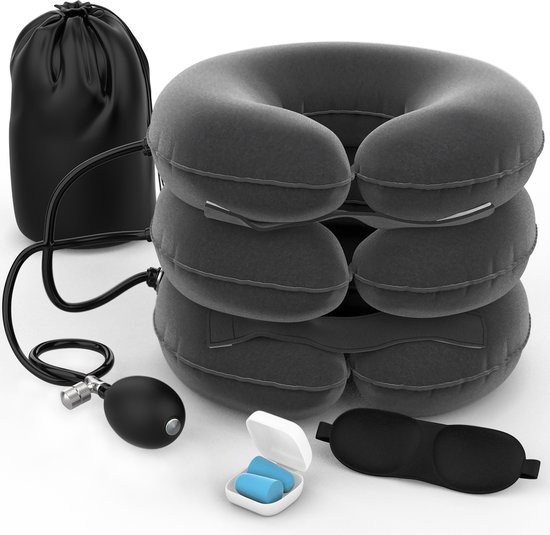 Cabeau Evolution Plus nekkussen voor op reis, traagschuim