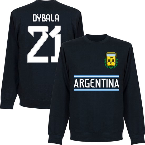 Argentinië Dybala 21 Team Sweater - Navy - L