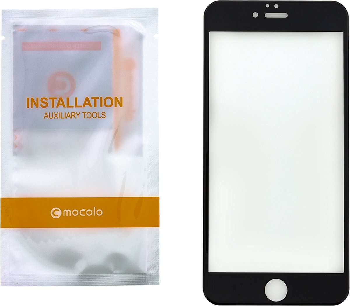 Mocolo Premium Tempered Glass 9H voor Samsung Galaxy A7 (2018) - Zwart