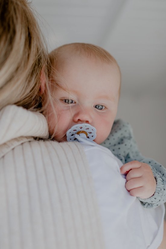 Bibs Boheme Dusty Blue 0-6 mnd Fopspeen 210304C van BIBS — afbeelding 5