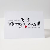 Vormgevoel - 40 Kerstkaarten + enveloppen - gevouwen kaarten - Luxe kerstkaartenset