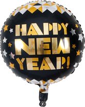 Happy New Year Versiering Ballon 2024 Oud En Nieuw Feest Artikelen Decoratie Helium Ballonnen Feest Versiering – 1 Stuk