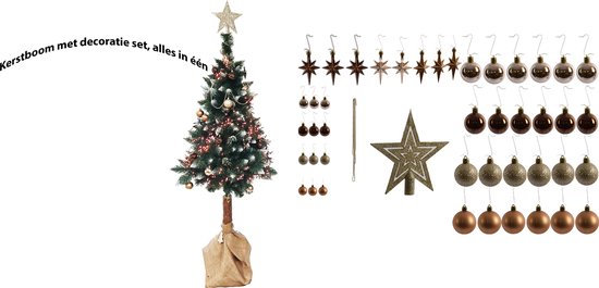 Led Boom 100 Cm - Kerstboom 240 Led's - Warm Wit Verlichting