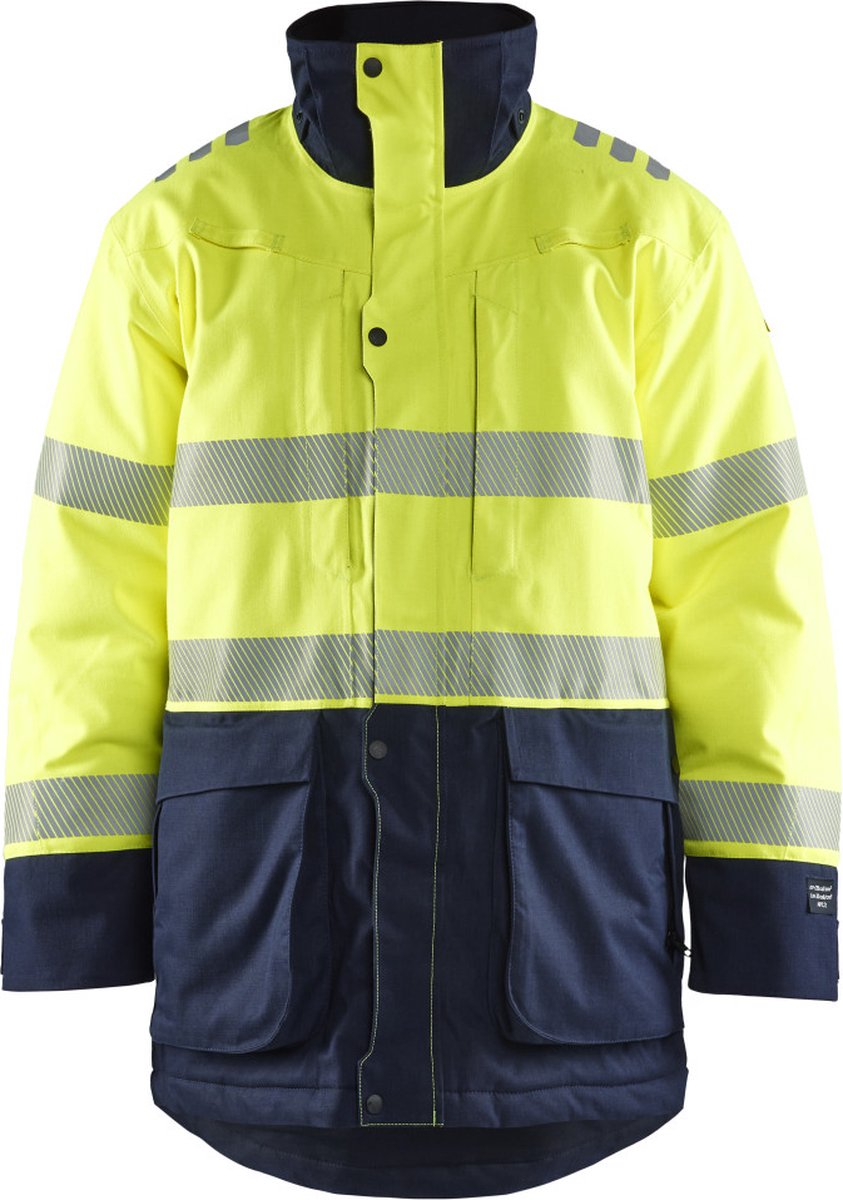 Blaklader 4527-1534 Multinorm Winterparka High Vis Marineblauw