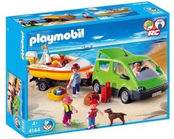 foto van Playmobil Family Fun gezinsauto met speedboot 4144