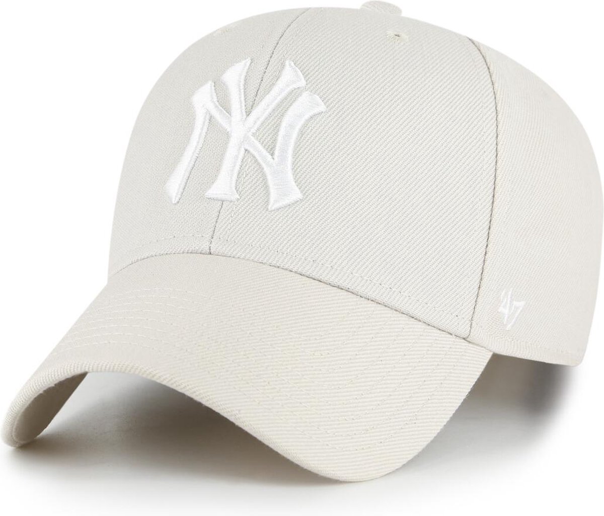 47 Brand New York Yankees MVP Cap B-MVPSP17WBP-BNG, Unisex, Beige, Pet, maat: One size