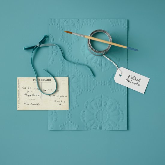 Rust-Oleum Blauw Peinture pour armoires de cuisine Brillant soyeux - Petrol 750ml